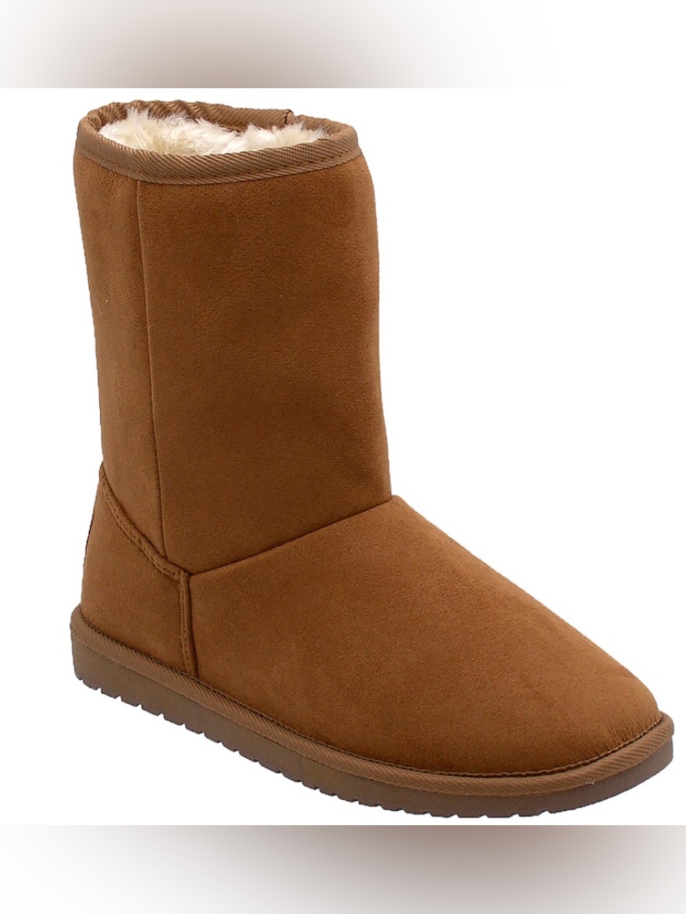 Northside Women's Brown Cozy Faux-Fur Mid-Calf Boot